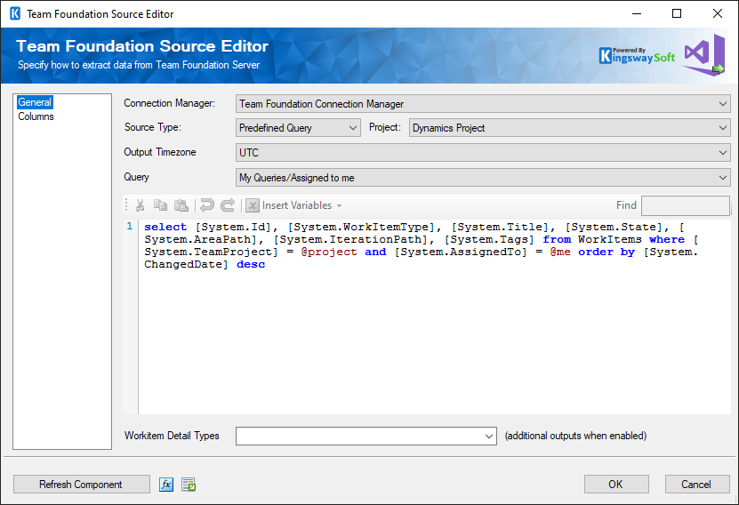 TFS Source Component